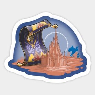 Desert castle Sticker